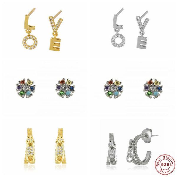 genuine 100% s925 sterling silver stud earrings for women ladies trendy diamond earring love-letter bijoux femme fine jewelry, Golden;silver
genuine 100% s925 sterling silver stud earrings for women ladies trendy diamond earring love-letter bijoux femme fine jewelry, Golden;silver