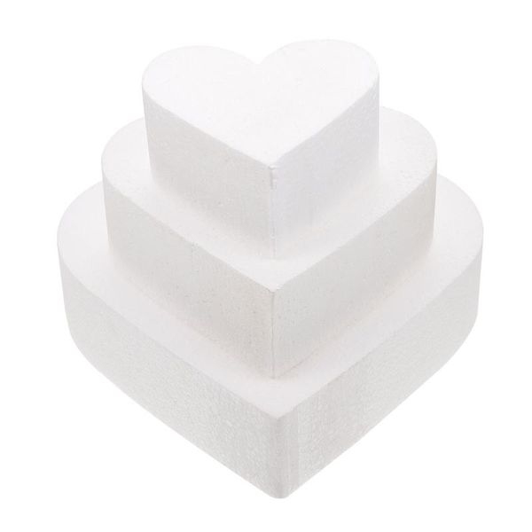other festive & party supplies 3pcs diy white foams cake dummies heart shaped mould for arranging decor
other festive & party supplies 3pcs diy white foams cake dummies heart shaped mould for arranging decor