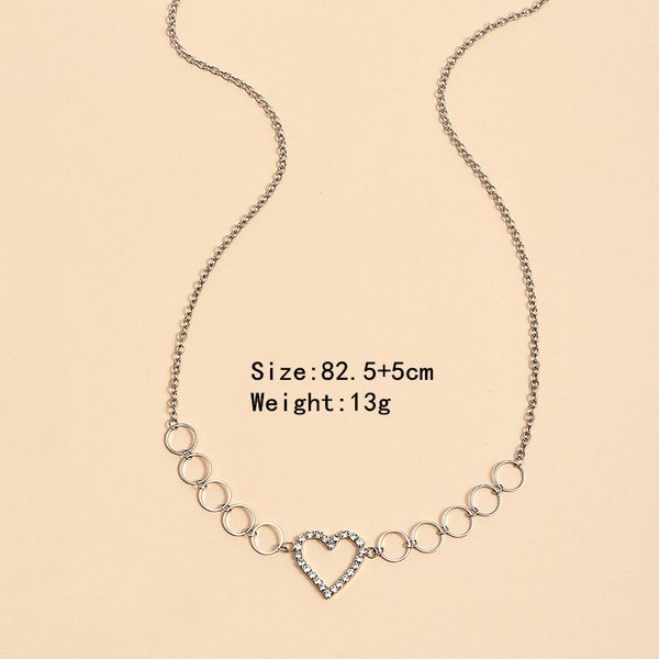 women fashion rhinestone heart waist chain belt jewelry crystal belly body chain party jewelry gift, Silver
women fashion rhinestone heart waist chain belt jewelry crystal belly body chain party jewelry gift, Silver