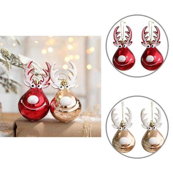 party decoration 2pcs fashion christmas hanging balls decorative lightweight reusable deer elk ball baubles ornaments
party decoration 2pcs fashion christmas hanging balls decorative lightweight reusable deer elk ball baubles ornaments