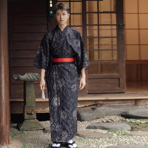 ethnic clothing 2021 men's japanese traditional kimono retro japan style bathrobe summer yukata home wear cosplay samurai ff3419, Red
ethnic clothing 2021 men's japanese traditional kimono retro japan style bathrobe summer yukata home wear cosplay samurai ff3419, Red
