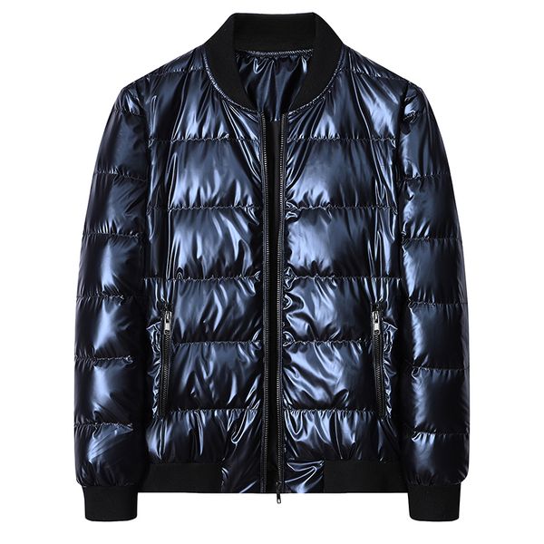 80% white duck down padded winter thick warm bomber jacket men windbreaker and waterproof pu leather puffer down coats 5xl, Black
80% white duck down padded winter thick warm bomber jacket men windbreaker and waterproof pu leather puffer down coats 5xl, Black