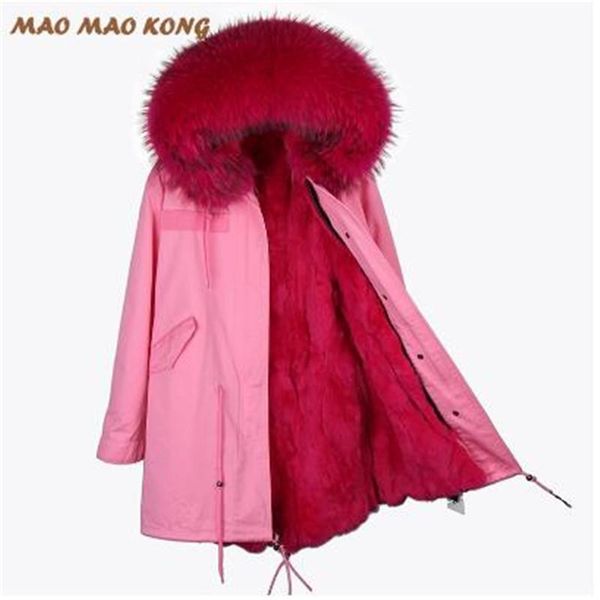 winter women coat real rex fur liner jacket long slim parkas with large raccoon collar hooded brand style women's & faux, Black
winter women coat real rex fur liner jacket long slim parkas with large raccoon collar hooded brand style women's & faux, Black