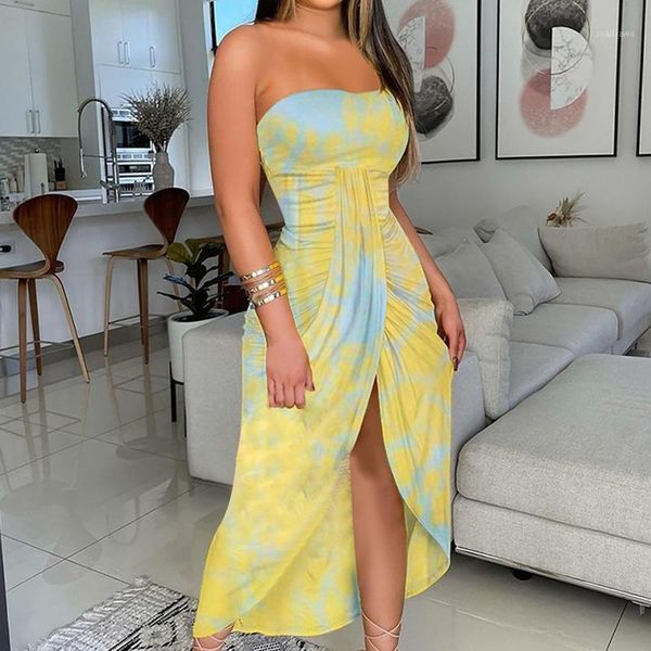ethnic clothing women's summer dress print strapless long beach split party club clothes for women sukienki damskie, Red
ethnic clothing women's summer dress print strapless long beach split party club clothes for women sukienki damskie, Red