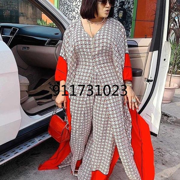 dashiki african fashion suit (dress and trousers) v collar for lady ethnic clothing, Red
dashiki african fashion suit (dress and trousers) v collar for lady ethnic clothing, Red