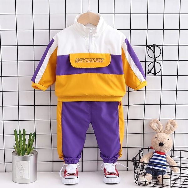 children's suit fall baby kid girl clothing casual patchwork color tracksuit long sleeve letter jacket trousers sets infant 95% cotton, White
children's suit fall baby kid girl clothing casual patchwork color tracksuit long sleeve letter jacket trousers sets infant 95% cotton, White