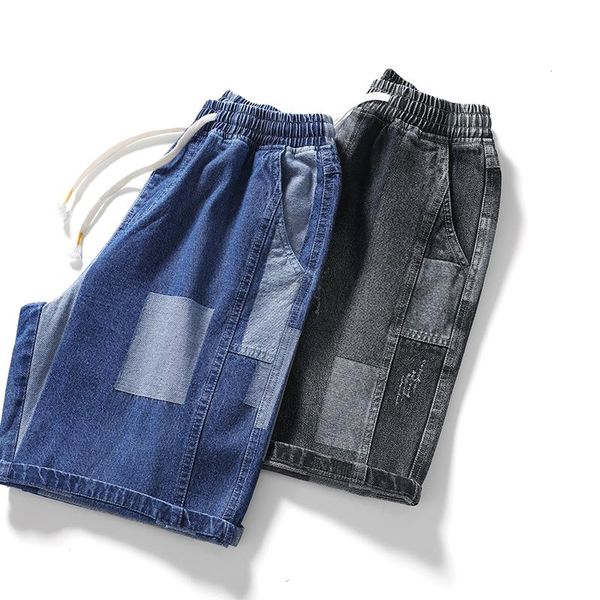trendy men's shorts summer patchwork men jeans streetwear bermuda denim shorts male straight loose short pants plus size, White;black
trendy men's shorts summer patchwork men jeans streetwear bermuda denim shorts male straight loose short pants plus size, White;black