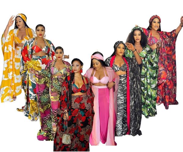 ethnic clothing 4 piece set latest abaya women chiffon clothes african dashiki digital print loose gown with slacks and bra scarf 4pcs, Red
ethnic clothing 4 piece set latest abaya women chiffon clothes african dashiki digital print loose gown with slacks and bra scarf 4pcs, Red