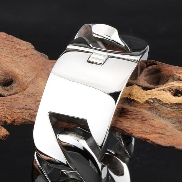 link, chain heavy 12/26/31mm wide bracelet men metal hiphop 316l stainless steel jewelry friendship mens bracelets bangles thick, Black
link, chain heavy 12/26/31mm wide bracelet men metal hiphop 316l stainless steel jewelry friendship mens bracelets bangles thick, Black