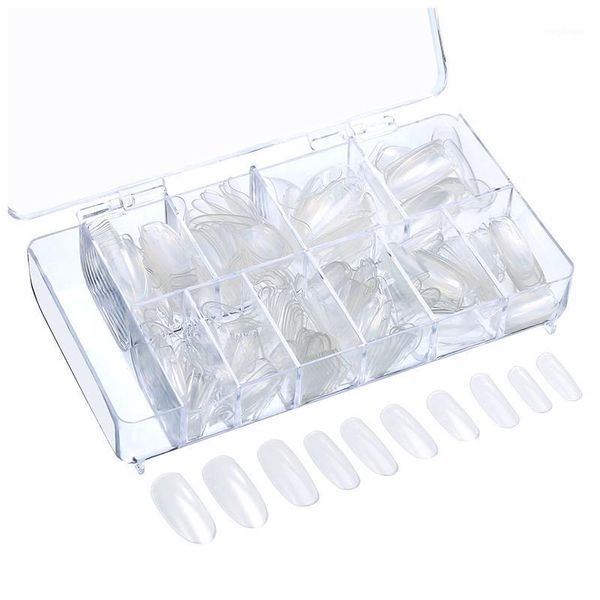 pieces oval fake nail tips full cover false nails 10 sizes with clear box for salons and diy art, clear1, Black
pieces oval fake nail tips full cover false nails 10 sizes with clear box for salons and diy art, clear1, Black