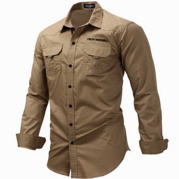 men's casual shirts autumn large size men clothing long sleeve turn-down shirt for cotton two pockets military hunt camisas my474, White;black
men's casual shirts autumn large size men clothing long sleeve turn-down shirt for cotton two pockets military hunt camisas my474, White;black
