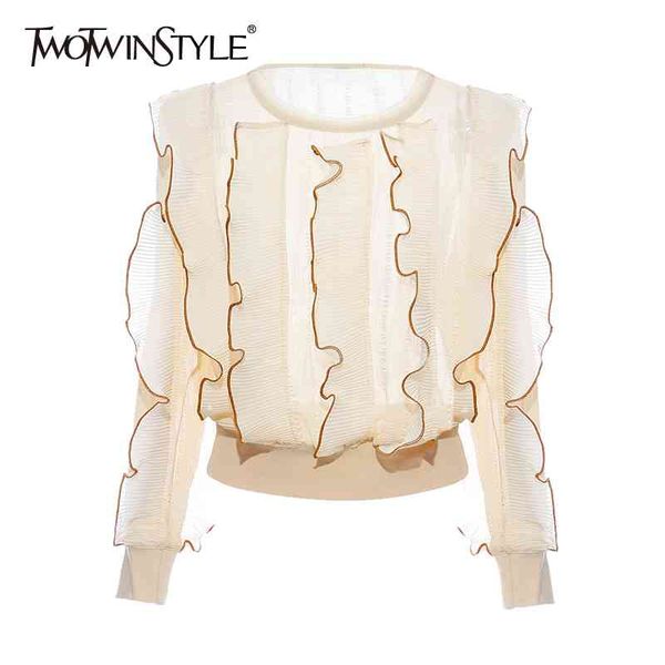 patchwork ruched chiffon shirt for women o neck long sleeve casual blouse female fashion clothing summer 210524, White
patchwork ruched chiffon shirt for women o neck long sleeve casual blouse female fashion clothing summer 210524, White