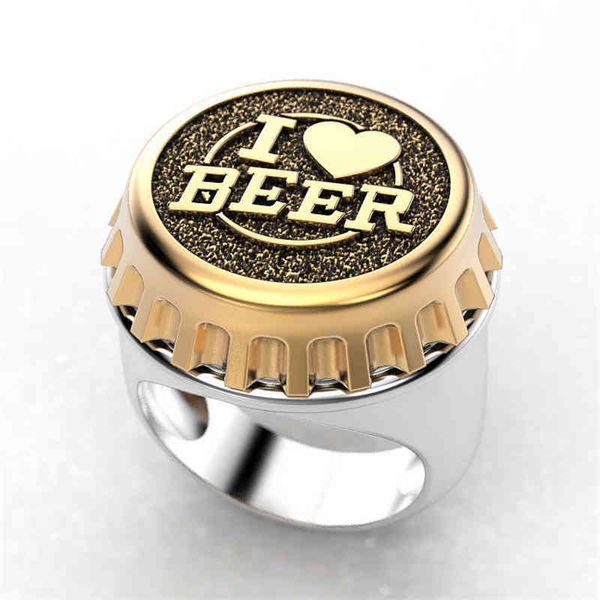 designer rings punk "i love beer" men ring fashion hip hop style beer cover jewelry father's day boy anniversary gift, Golden;silver
designer rings punk "i love beer" men ring fashion hip hop style beer cover jewelry father's day boy anniversary gift, Golden;silver