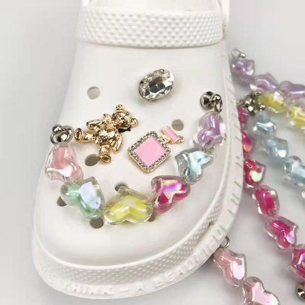 hole shoes decorative accessories llastic long strip stars love shoe decorations fashion 3d chain beads xx-0323, White;pink
hole shoes decorative accessories llastic long strip stars love shoe decorations fashion 3d chain beads xx-0323, White;pink