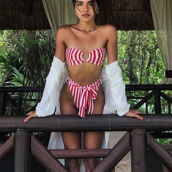 striped bandeau high waist bikini 2021 female tube swimsuit women brazilian swimwear push up bikini set bather bathing suitin
striped bandeau high waist bikini 2021 female tube swimsuit women brazilian swimwear push up bikini set bather bathing suitin