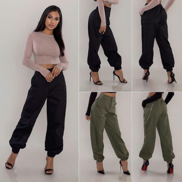 women's pants & capris fashion women high waist long pant casual loose bloom trousers plus size s-3xl, Black;white
women's pants & capris fashion women high waist long pant casual loose bloom trousers plus size s-3xl, Black;white