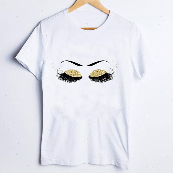women t shirts tees for print casual cartoon make up face elegant 90s fashion ladies shirt clothes lady clothing, White
women t shirts tees for print casual cartoon make up face elegant 90s fashion ladies shirt clothes lady clothing, White