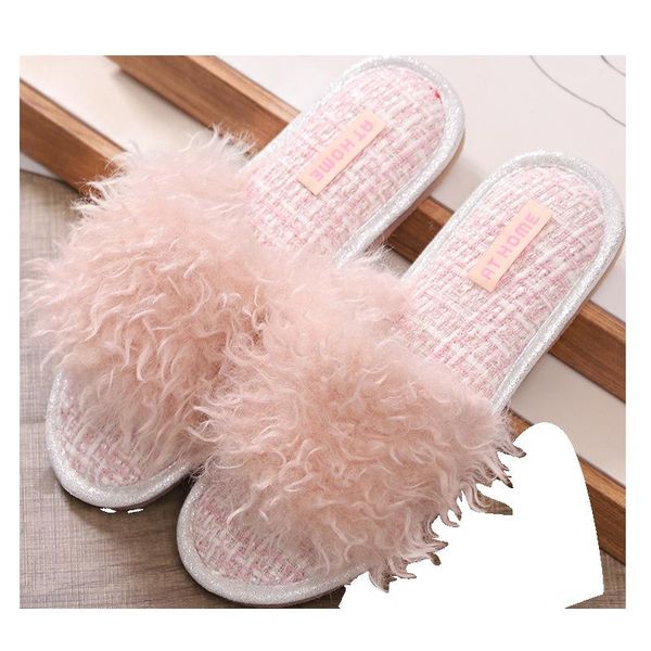 slippers plush 2021 women's indoor home skid korean fashion autumn and winter, Black
slippers plush 2021 women's indoor home skid korean fashion autumn and winter, Black