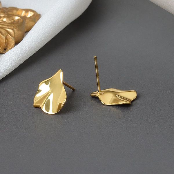 sterling silver irregular leaf stud earrings female fashion romantic prevent allergy handmade jewelry brincos gift, Golden;silver
sterling silver irregular leaf stud earrings female fashion romantic prevent allergy handmade jewelry brincos gift, Golden;silver