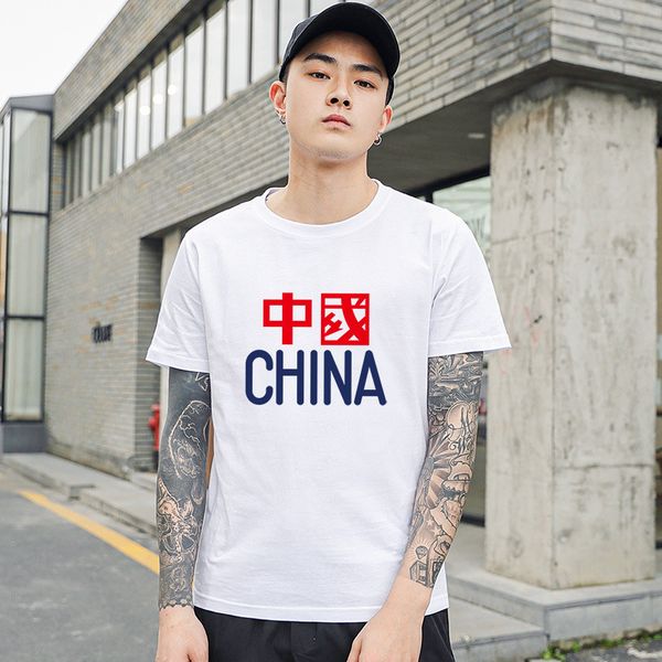 men's t shirts short sleeve summer fashion casual youth brand loose half men, White;black
men's t shirts short sleeve summer fashion casual youth brand loose half men, White;black