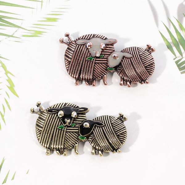 pins, brooches yarn ball double sheep brooch couple graze corsage collar pin jewelry banquet party gift hat scarf buckle, Gray
pins, brooches yarn ball double sheep brooch couple graze corsage collar pin jewelry banquet party gift hat scarf buckle, Gray