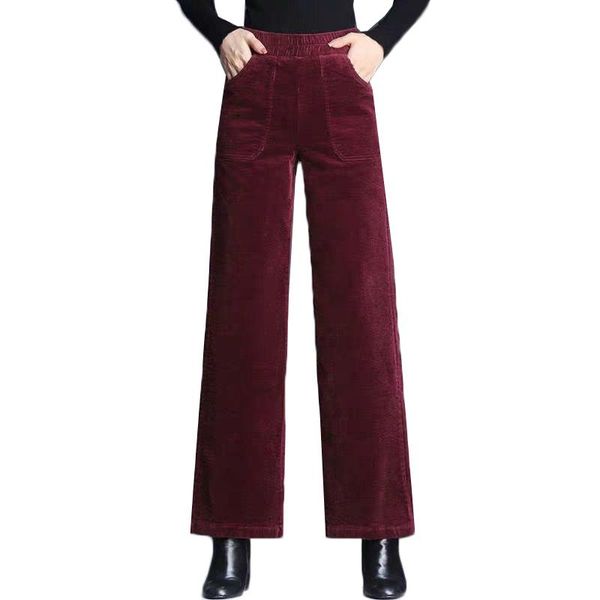 women's pants & capris plus size 4xl wide leg women elastic high waist corduroy trousers ladies office work casual autumn winter straig, Black;white
women's pants & capris plus size 4xl wide leg women elastic high waist corduroy trousers ladies office work casual autumn winter straig, Black;white