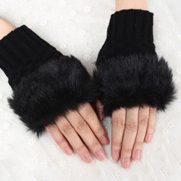 five fingers gloves winter women arm warmer fingerless gloves-knitted faux fur mitten knitted trim wrist glove, Blue;gray
five fingers gloves winter women arm warmer fingerless gloves-knitted faux fur mitten knitted trim wrist glove, Blue;gray