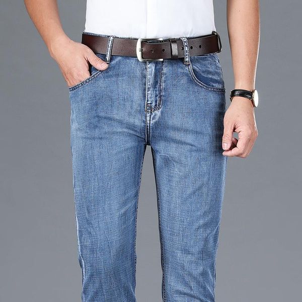 men's jeans ground white blue business 2021 spring and summer middle-aged young straight pants washing soft cotton
men's jeans ground white blue business 2021 spring and summer middle-aged young straight pants washing soft cotton