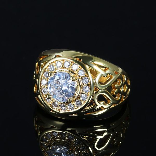 wedding rings luxury gold plated filled round cut zircon ring bridal anniversary gift engagement party women jewelry, Slivery;golden
wedding rings luxury gold plated filled round cut zircon ring bridal anniversary gift engagement party women jewelry, Slivery;golden