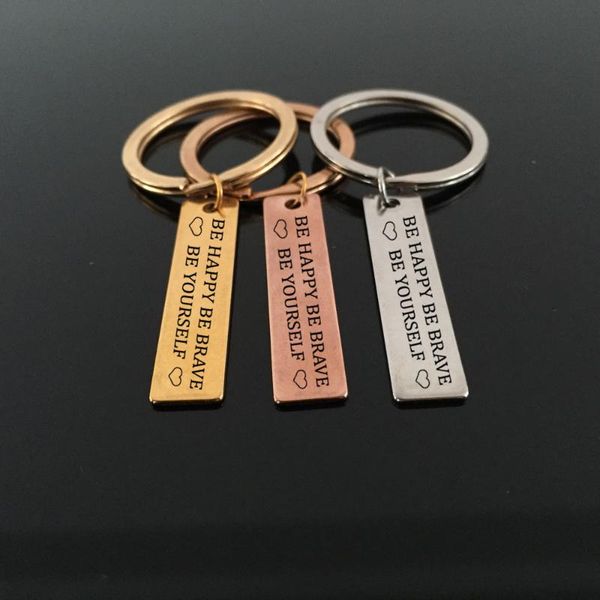 keychains engraved be happy brave yourself keychain stamped heart key holder lover couples keyring bag charm gifts, Silver
keychains engraved be happy brave yourself keychain stamped heart key holder lover couples keyring bag charm gifts, Silver