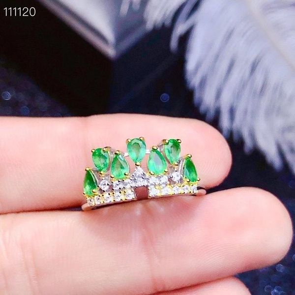 cluster rings colife jewelry 100% real silver emerald ring for engagement 4*5mm natural 925, Golden;silver
cluster rings colife jewelry 100% real silver emerald ring for engagement 4*5mm natural 925, Golden;silver