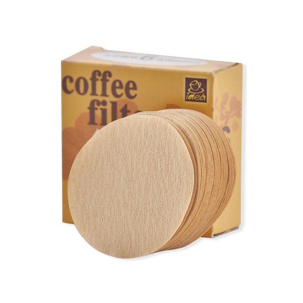 coffee filters 100pcs/pack crude wood round filter paper for moka pot or espresso maker hand brewed tool powder
coffee filters 100pcs/pack crude wood round filter paper for moka pot or espresso maker hand brewed tool powder