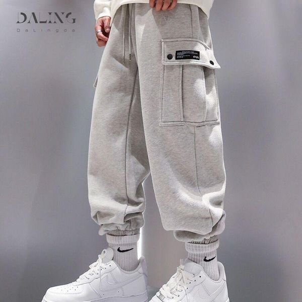 trendy men sweatpants plus size spring loose trouser outdoor male retro pocket comfort jogging sport pants pantalones men's, Black
trendy men sweatpants plus size spring loose trouser outdoor male retro pocket comfort jogging sport pants pantalones men's, Black