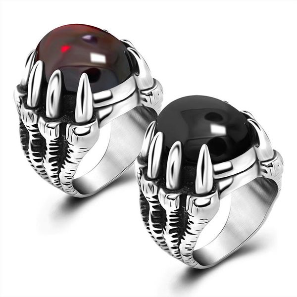 cluster rings mens stainless steel evil eye ring men red gem wholesale dragon claw gothic big antique male accessories jewelry punk, Golden;silver
cluster rings mens stainless steel evil eye ring men red gem wholesale dragon claw gothic big antique male accessories jewelry punk, Golden;silver