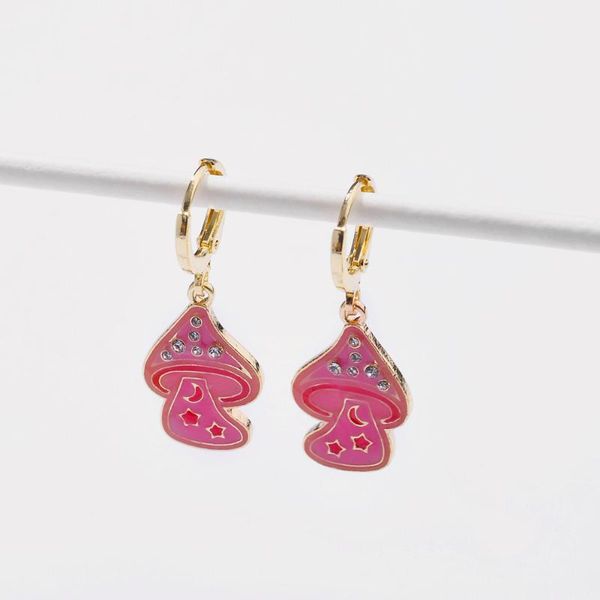 hoop & huggie fashion geometric mushroom dripping oil pendant earrings for women korea cute star moon enamel crystal jewelry, Golden;silver
hoop & huggie fashion geometric mushroom dripping oil pendant earrings for women korea cute star moon enamel crystal jewelry, Golden;silver