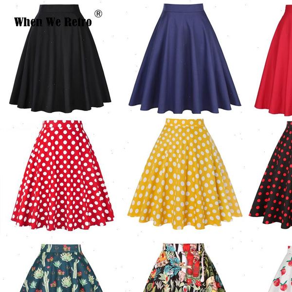 cotton skirt womens skirts midi floral polka dots black red blue plus size high waist skater plaid women vd0020
cotton skirt womens skirts midi floral polka dots black red blue plus size high waist skater plaid women vd0020