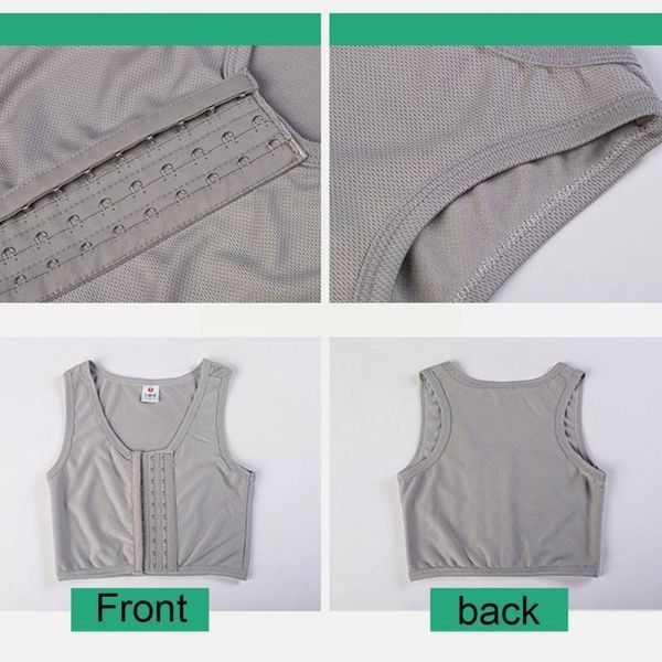 women's shapers flat breast binder les lesbian corset women chest binding tomboy jacket shaper buckle tape front f9v9, Black;white
women's shapers flat breast binder les lesbian corset women chest binding tomboy jacket shaper buckle tape front f9v9, Black;white