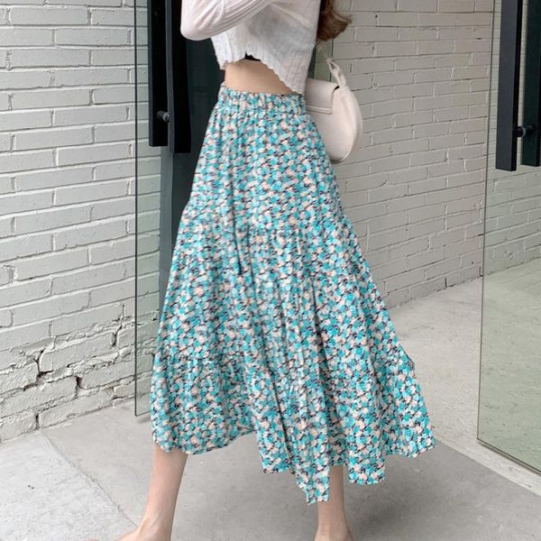 skirts 2021 vintage floral printed tulle pleated mi-long women high waist loose female umbrella spring summer, Black
skirts 2021 vintage floral printed tulle pleated mi-long women high waist loose female umbrella spring summer, Black