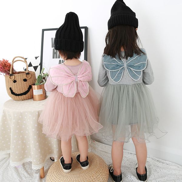 autumn childrens dress girls bow tie wings gauze dress long sleeves sweeter dress baby girl clothes, Red;yellow
autumn childrens dress girls bow tie wings gauze dress long sleeves sweeter dress baby girl clothes, Red;yellow