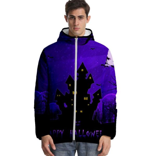 men's hoodies & sweatshirts halloween printing winter warm casual zipper long down cotton jacket fashion 3d with hood, Black
men's hoodies & sweatshirts halloween printing winter warm casual zipper long down cotton jacket fashion 3d with hood, Black