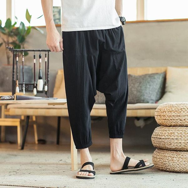 baggy cotton and line harem pants for men 2021 summer vintage sweat hip hop plus size beam feet cropped deporte men's, Black
baggy cotton and line harem pants for men 2021 summer vintage sweat hip hop plus size beam feet cropped deporte men's, Black
