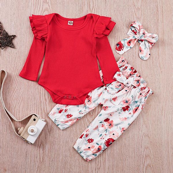 clothing sets 3pcs spring autumn baby girls outfits clothes ruffles romper floral pants fall toddler costume, White
clothing sets 3pcs spring autumn baby girls outfits clothes ruffles romper floral pants fall toddler costume, White
