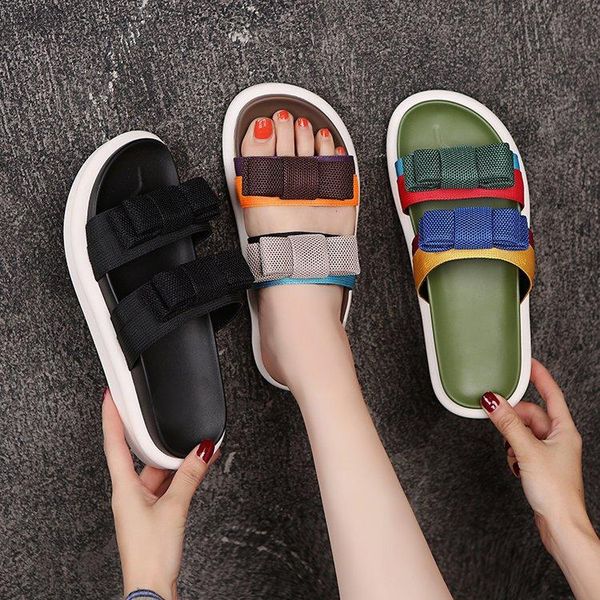 slippers women buckle real leather slides shoes solid thick sole heels beach sandals outside flip flops summer 2021, Black
slippers women buckle real leather slides shoes solid thick sole heels beach sandals outside flip flops summer 2021, Black