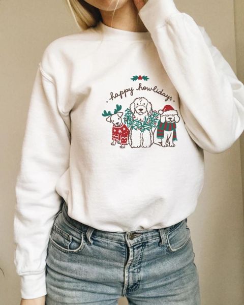 women's hoodies & sweatshirts colored happy howlidays sweatshirt cute dog mom christmas gift winter long sleeve graphic holiday pullove, Black
women's hoodies & sweatshirts colored happy howlidays sweatshirt cute dog mom christmas gift winter long sleeve graphic holiday pullove, Black