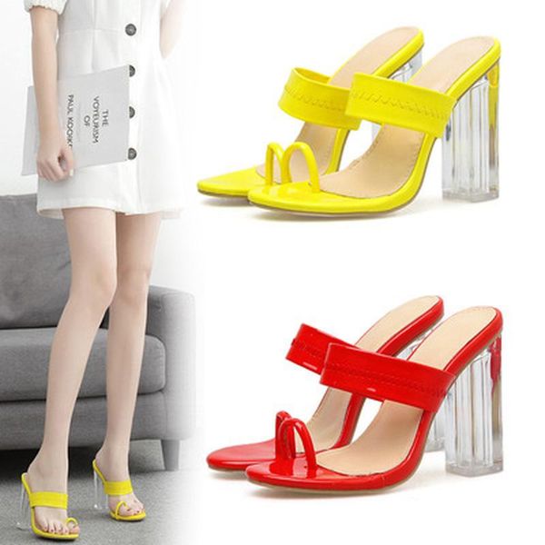 sandals design crystal heel clip toe narrow band female slippers outdoor fashion block heels for women slides summer shoes, Black
sandals design crystal heel clip toe narrow band female slippers outdoor fashion block heels for women slides summer shoes, Black