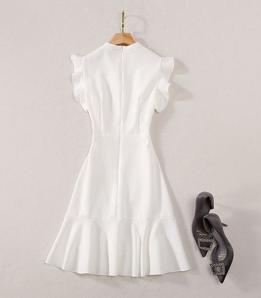 dresses ruffle elegant summer party club lady stand neck sleeveless a-line white red tunic cotton vestido, Black;gray
dresses ruffle elegant summer party club lady stand neck sleeveless a-line white red tunic cotton vestido, Black;gray