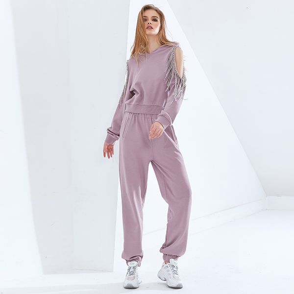 korean two piece set for women hooded collar long sleeve hollow out tassel high waist pant sets female 2021, Black;white
korean two piece set for women hooded collar long sleeve hollow out tassel high waist pant sets female 2021, Black;white