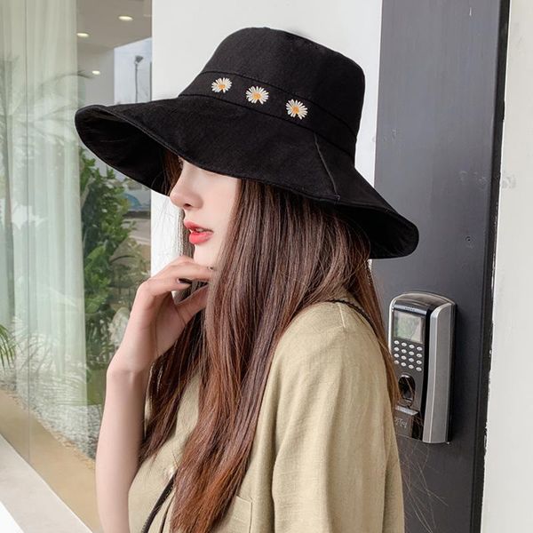 Fisherman Hat Women Daisies Sweet Lovely Korean Version Sunshade Bucket Student Joker Sun Protection Web Celebrity Basin Wide Brim Hats, Blue;gray
Fisherman Hat Women Daisies Sweet Lovely Korean Version Sunshade Bucket Student Joker Sun Protection Web Celebrity Basin Wide Brim Hats, Blue;gray