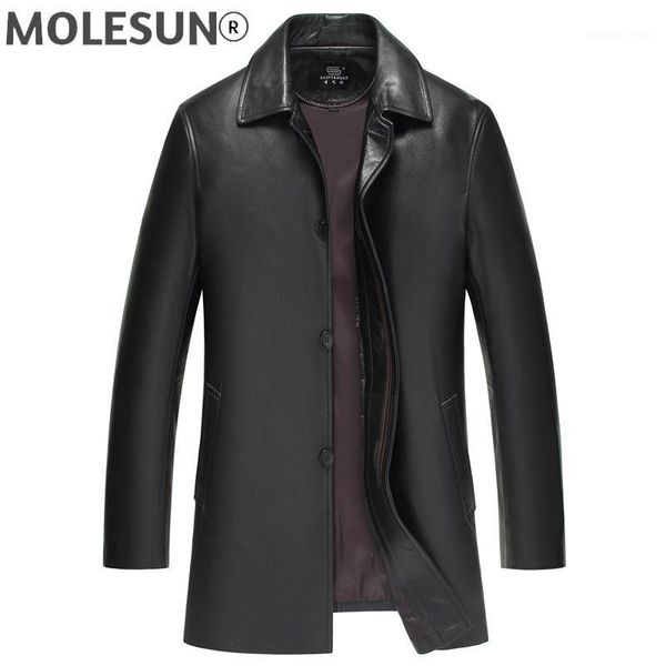 men's leather & faux akoosun genuine jacket men clothing trench autumn coat male real sheepskin clothes hommes veste lxr849, Black
men's leather & faux akoosun genuine jacket men clothing trench autumn coat male real sheepskin clothes hommes veste lxr849, Black