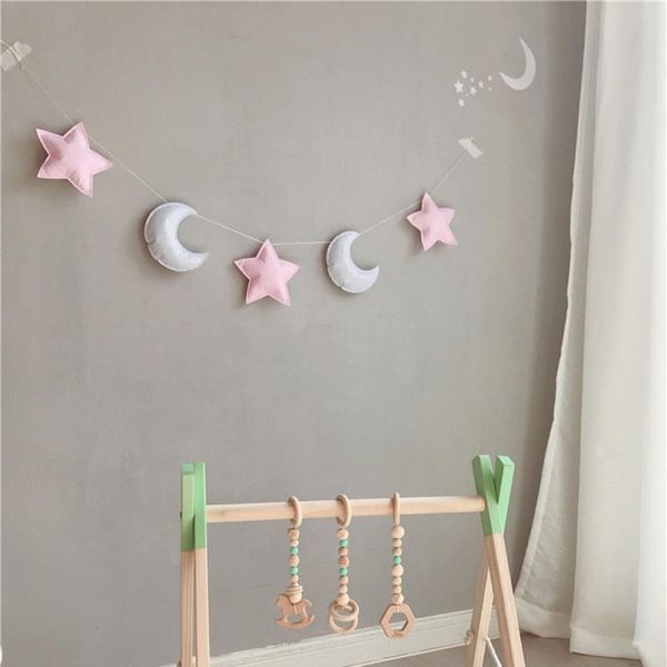decorative objects & figurines nordic felt stars moon string star garland party banner tent bed mat baby shower bunting ornament kids room h
decorative objects & figurines nordic felt stars moon string star garland party banner tent bed mat baby shower bunting ornament kids room h